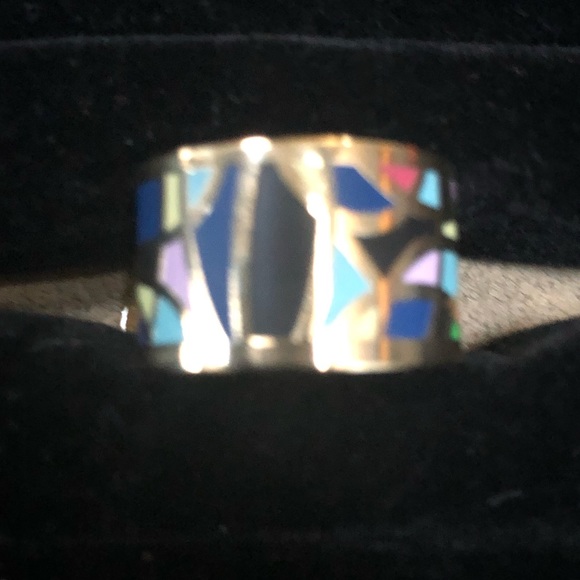 Great Gift! Multi Color Fashion Enamel Ring - Picture 3 of 4